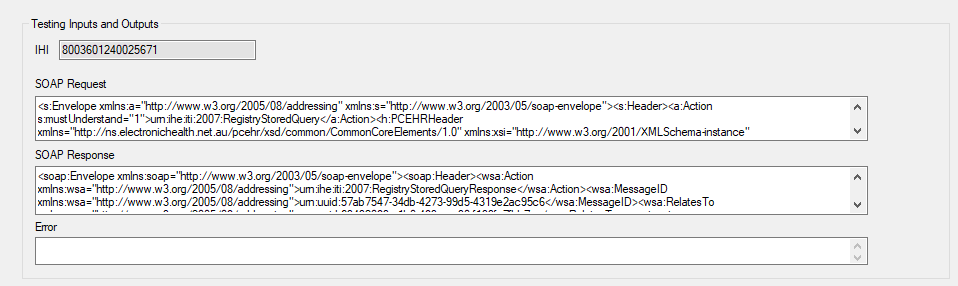 MHR Landing Page Get Documents Soap Results