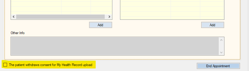 MHR Upload Document Patient Consent